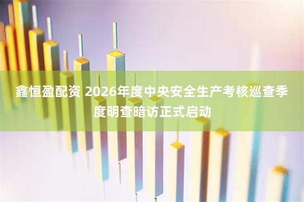 鑫恒盈配资 2026年度中央安全生产考核巡查季度明查暗访正式启动