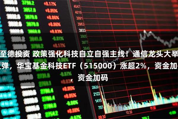至德投资 政策强化科技自立自强主线！通信龙头大举反弹，华宝基金科技ETF（515000）涨超2%，资金加码