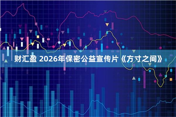 财汇盈 2026年保密公益宣传片《方寸之间》