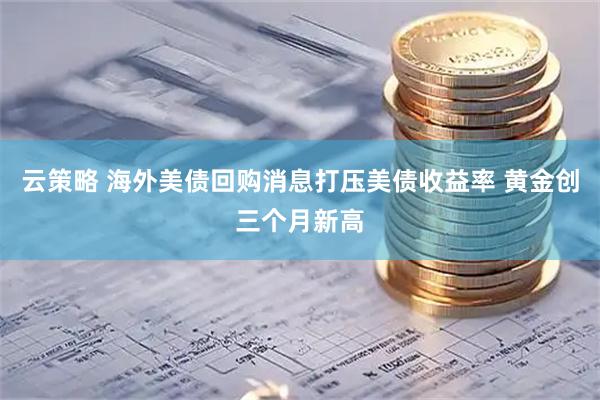 云策略 海外美债回购消息打压美债收益率 黄金创三个月新高